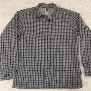 North face button shirt